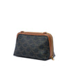 Celine Triomphe Coated Canvas Clutch On Chain Secondhand