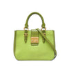 Miu Miu Bicolor Goatskin Madras Satchel Secondhand