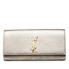 Saint Laurent Metallic Calfskin Cassandre Clutch Secondhand