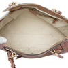 Gucci Metallic Pebbled Calfskin Bella Satchel Secondhand