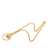 Chanel Gold Plated Letter Charms Pendant Necklace Secondhand