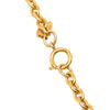 Chanel Gold Plated Letter Charms Pendant Necklace Secondhand