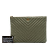 Chanel Medium Chevron Calfskin O Case Clutch Secondhand