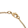 Secondhand Chanel CC Gold Plated Strass Round Pendant Necklace