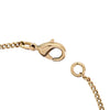 Secondhand Chanel CC Gold Plated Strass Round Pendant Necklace