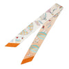 Hermès Les Folies Du Ciel Silk Twilly Scarf Secondhand