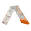 Hermès Les Folies Du Ciel Silk Twilly Scarf Secondhand
