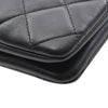 Chanel Small Quilted Lambskin Giant CC Chain Shoulder Bag Secondhand