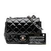 Chanel Mini Square Classic Patent Single Flap Secondhand
