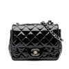 Chanel Mini Square Classic Patent Single Flap Secondhand