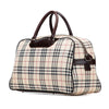 Burberry House Check Canvas Travel Bag Secondhand