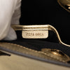 Burberry Medium Metallic Leather and House Check Banner Satchel Secondhand