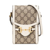 Secondhand Gucci Mini GG Supreme Horsebit 1955 Crossbody