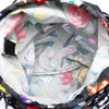 Prada Mesh Leather and Floral Printed Tessuto Tote Secondhand