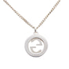 Gucci Sterling Silver Interlocking G Pendant Necklace Secondhand