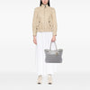 Dior Large Coated Canvas Cannage Panarea Tote Secondhand