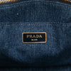 Prada Denim Canapa Logo Tote Secondhand