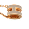 Hermès Rose Gold Enamel Mini Pop H Pendant Necklace Secondhand