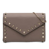 Valentino Calfskin Rockstud Envelope Wallet on Chain Secondhand