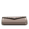 Valentino Calfskin Rockstud Envelope Wallet on Chain Secondhand