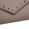 Valentino Calfskin Rockstud Envelope Wallet on Chain Secondhand