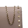 Valentino Calfskin Rockstud Envelope Wallet on Chain Secondhand
