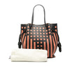 LOEWE Leather Grid Flamenco Knot Tote Secondhand