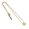 Dior Gold Plated Strass CD Logo Pendant Necklace Secondhand