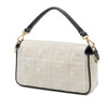 Fendi Zucca Embroidered Canvas Baguette Satchel Secondhand