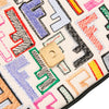 Fendi Chinese Valentines Day Zucca Embroidered Canvas Baguette Satchel Secondhand
