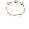 Louis Vuitton Gold Plated Gamble Crystal Bracelet Secondhand