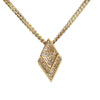 Secondhand Dior Gold Plated Crystal Pendant Necklace