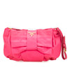 Prada Tessuto Bow Wristlet Clutch Secondhand