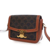 Celine Teen Triomphe Coated Canvas and Calfskin Triomphe Crossbody Secondhand