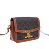 Celine Teen Triomphe Coated Canvas and Calfskin Triomphe Crossbody Secondhand
