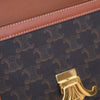 Celine Teen Triomphe Coated Canvas and Calfskin Triomphe Crossbody Secondhand