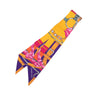 Hermès Grand Manege Fleuri Silk Twilly Scarf Secondhand