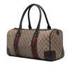 Gucci GG Supreme Web Boston Bag Secondhand