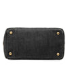 Prada Small Denim Canapa Logo Satchel Secondhand