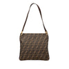 Fendi Zucca Canvas Shoulder Bag Secondhand