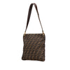 Fendi Zucca Canvas Shoulder Bag Secondhand