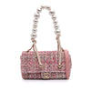 Chanel Mini Tweed Pearl Top Handle Flap Secondhand
