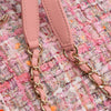 Chanel Mini Tweed Pearl Top Handle Flap Secondhand