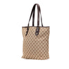 Gucci GG Canvas Embroidered Mushroom Tote Secondhand
