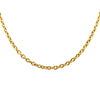Chanel Gold Plated CC Round Pendant Necklace Secondhand