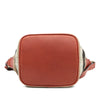 Burberry Mini Mega Check Canvas Ashby Tassel Bucket Bag Secondhand