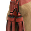 Burberry Mini Mega Check Canvas Ashby Tassel Bucket Bag Secondhand