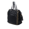 Prada Tessuto Whipstitched Logo Oro Tassel Satchel Secondhand