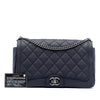 Chanel Large Washed Caviar Turn Around Ligne Flap Secondhand