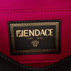 Fendi Versace Vitello Seta Fendace Brooch Baguette Satchel Secondhand